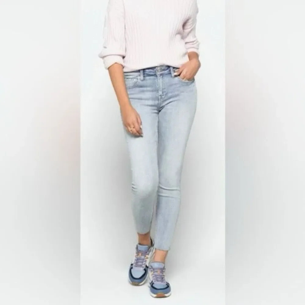 Pistola Arielle Skinny Scissor Cut Hem Jeans NWT